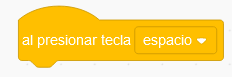 La imagen describe un bloque de evento