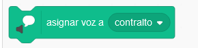 Bloque de texto a voz La imagen describe un bloque de texto a voz