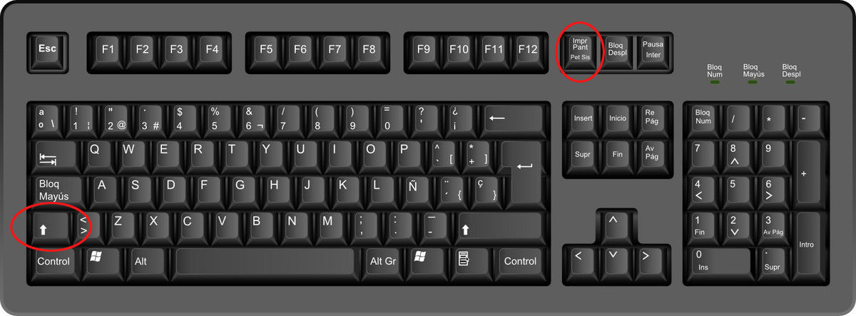 Combinación para imprimir un área